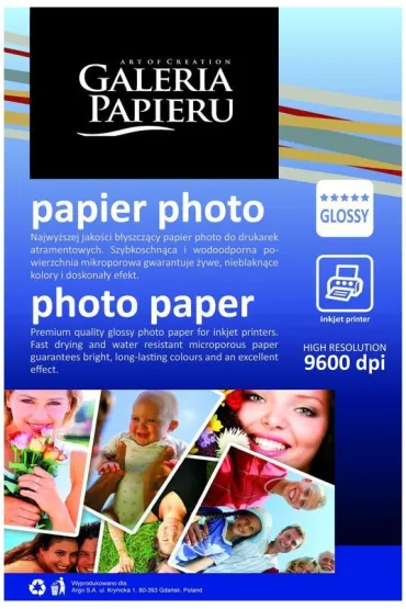 Argo Papier foto 10 x 15 cm b�yszcz�cy 180 g/m2, 50 ark./op.