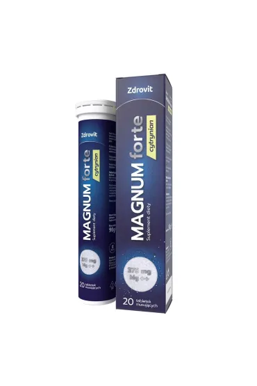 Zdrovit Magnum Forte Cytrynian tabletki musuj�ce suplement diety 20 tab.