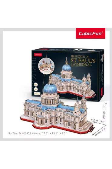 Puzzle 3D 643 el. Katedra �w. Paw�a w Londynie Cubic Fun
