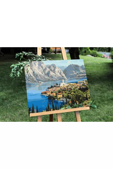 Twoje Hobby Malowanie po numerach - Miasteczko nad morzem 40x50cm