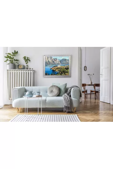 Twoje Hobby Malowanie po numerach - Miasteczko nad morzem 40x50cm