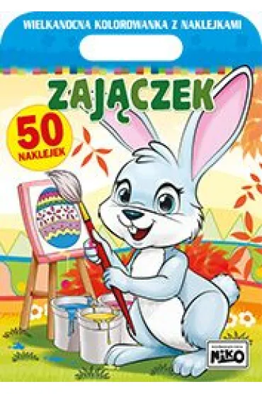 Zaj�czek. Wielkanocna kolorowanka z naklejkami - Artur Rajch