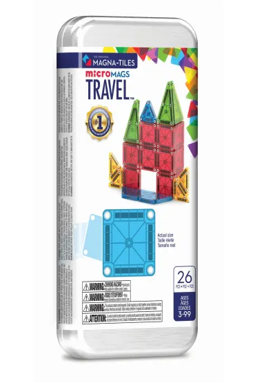 Klocki Magnetyczne Travel microMAGS  26 element�w