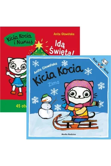 Pakiet: Kicia Kocia. Zima, Kicia Kocia i Nunu�. Id� �wi�ta - Anita G�owi�ska