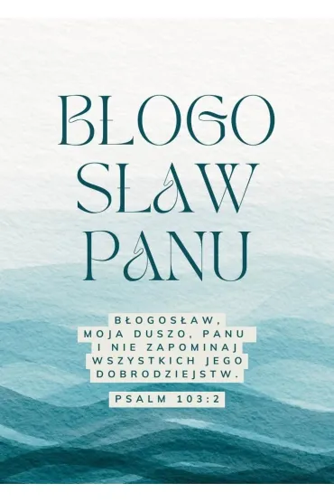 Karnet - B�ogos�aw Panu