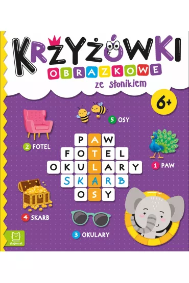Krzy��wki obrazkowe ze s�onikiem 6+ - Beata Karlik