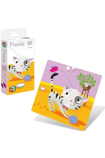 Puzzle 16 el. Kotek Multigra