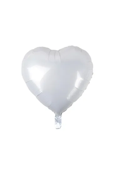 Godan Balon foliowy serce bia�e 46cm 100 szt