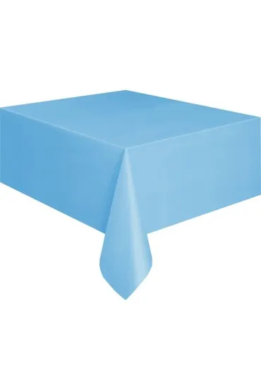 Obrus plastikowy pastelowy niebieski 137x274cm