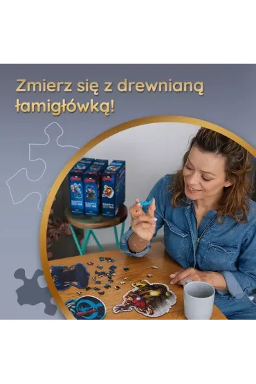 Puzzle drewniane 160 el. Zjednoczenie Trefl
