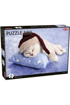 Puzzle 500 el. Christmas Kitten Tactic