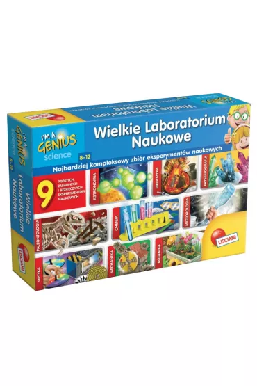 I`m a Genius. Wielkie laboratorium naukowe 9w1 Lisciani