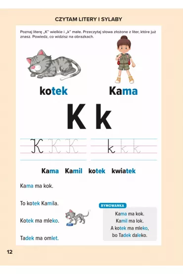 Elementarz. Nauka czytania metod sylabow