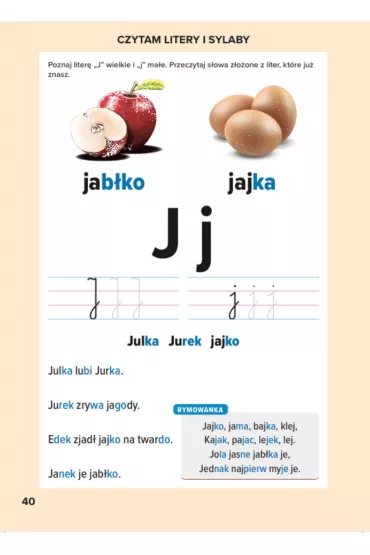 Elementarz. Nauka czytania metod sylabow