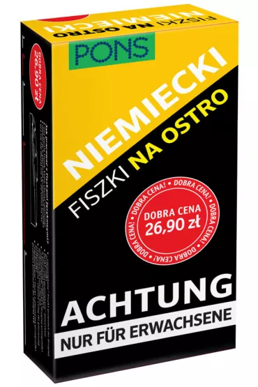 Fiszki na ostro PONS J�zyk niemiecki 333 s�owa