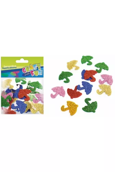Craft with Fun Parasole brokatowe samoprzylepne