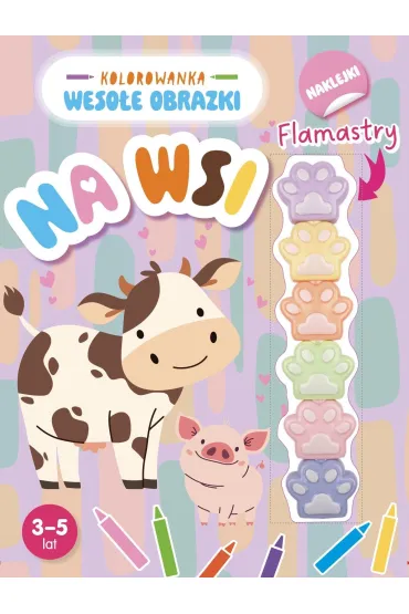 Kolorowanka Weso�e obrazki. Na wsi