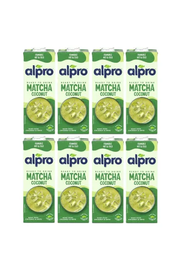 Alpro Nap�j kokosowo - sojowy z zielon� herbat� Matcha Zestaw 8 x 1 l
