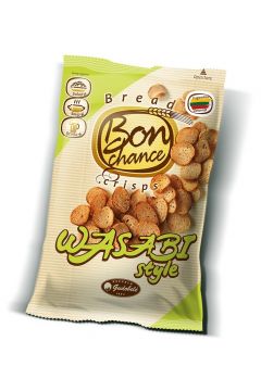Bon Chance Chrupice chipsy chlebowe wasabi 120 g