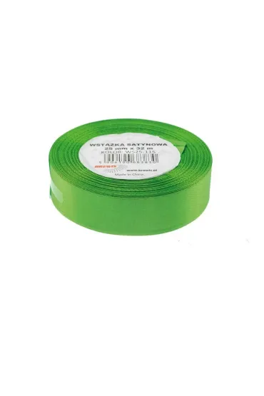 Brewis Wst��ka satynowa zielona 25mm x 32m
