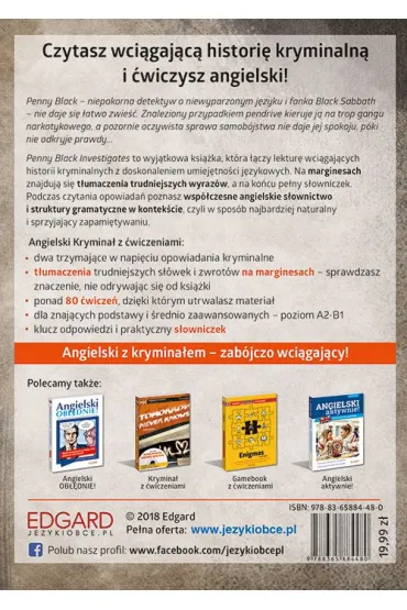 Penny Black Investigates. Angielski krymina� z �wiczeniami. Poziom A2-B1 - Greg Gajek