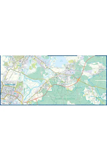 Szczecin plan miasta 1:22 000 laminat 2023