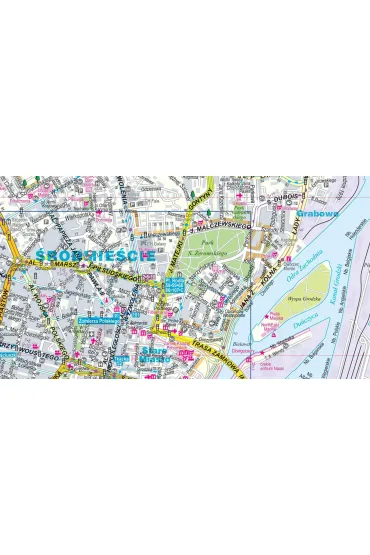 Szczecin plan miasta 1:22 000 laminat 2023