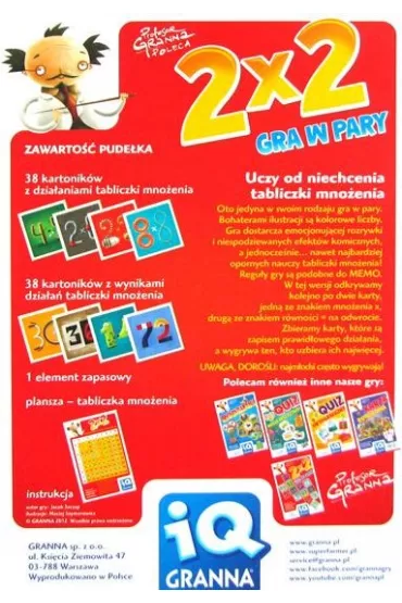 IQ 2x2. Gra planszowa