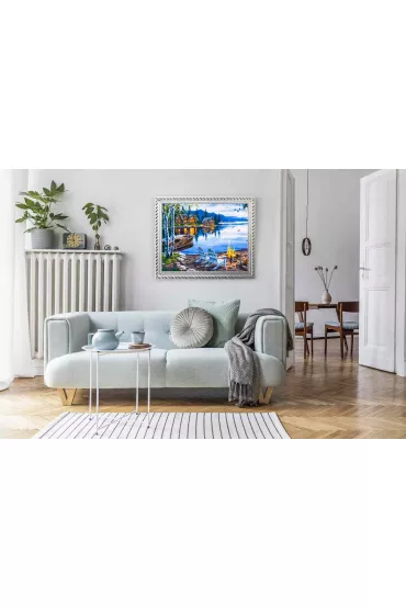 Twoje Hobby Malowanie po numerach - Wypoczynek nad jeziorem 40x50cm