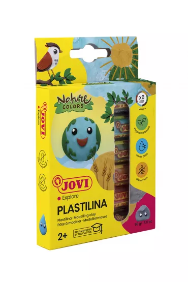 Jovi Plastelina naturalna 6x15g