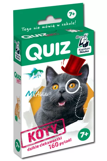 Kapitan Nauka. Quiz. Koty 7+ - Magorzata Biegaska-Hendryk