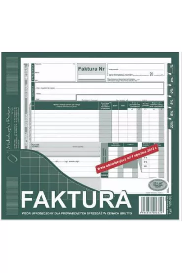 Michalczyk i Prokop Druk Faktura VAT brutto