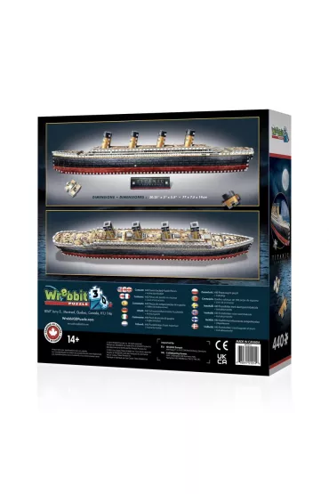 Wrebbit 3D Puzzle 400 el. Titanic Wrebbit Puzzles