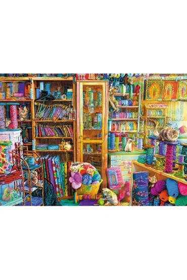 Puzzle 2000 el. Koci raj Trefl