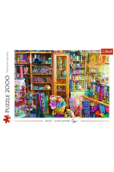 Puzzle 2000 el. Koci raj Trefl