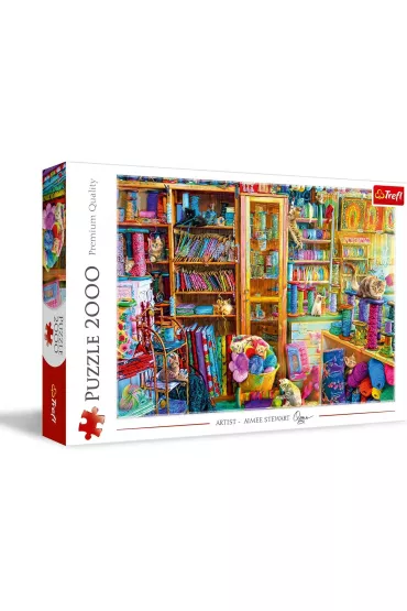 Puzzle 2000 el. Koci raj Trefl