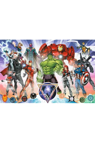 Puzzle 104 el. Super Shape XL. Odwaga Avengers�w Trefl