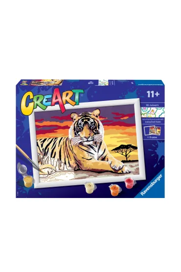 Malowanie po numerach CreArt - Tygrys Ravensburger