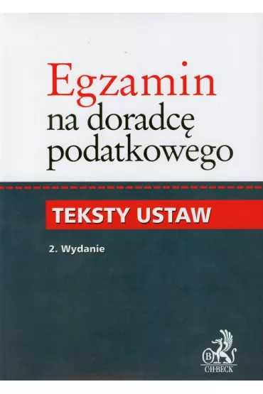 Egzamin na doradc� podatkowego Teksty ustaw