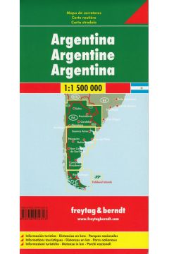 Mapa Argentyna 1:1 500 000