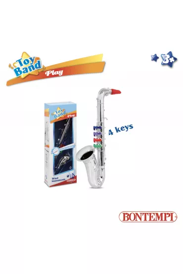 Bontempi Play srebrny saksofon *