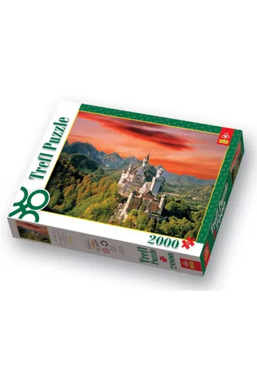 Puzzle 2000 el. Zmek Neuschwanstein Bawaria 27050 Trefl