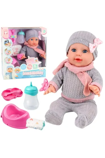Lalka bobas z akcesoriami 35cm LeanToys