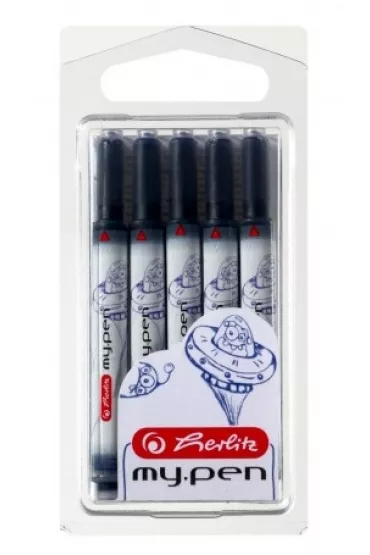 Herlitz Naboje do pi�ra My.pen niebieskie 5 szt.