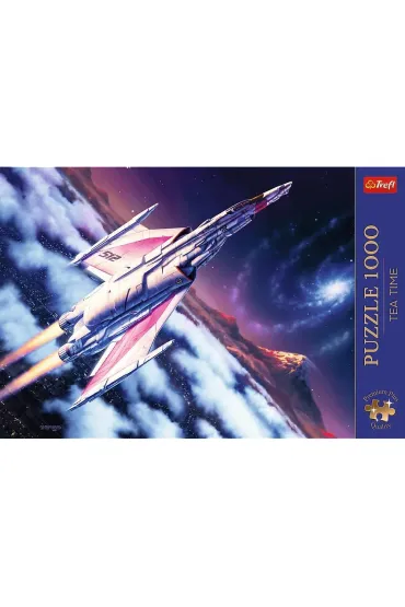 Puzzle 1000 el. Lot w kosmos Trefl