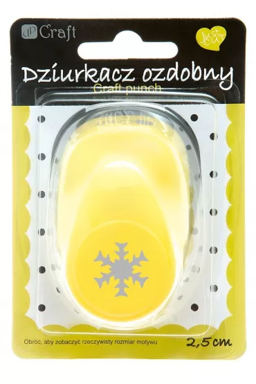 Dalprint Dziurkacz ozdobny 2,5 cm �nie�ynka