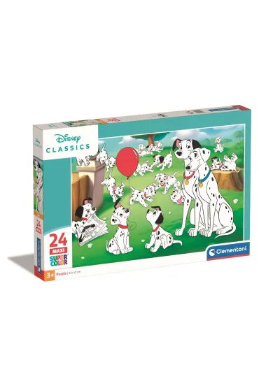 Puzzle 24 el. Maxi SuperColor. Disney Animals Clementoni