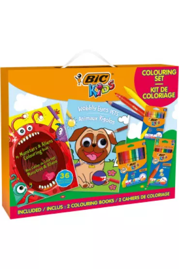 BIC Kids Igloo Kit Zestaw kreatywny w pudeku 12+12+12 szt.