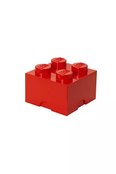 Pojemnik klocek LEGO Brick 4 Czerwony