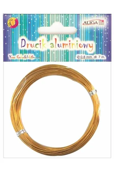 Aliga Drucik aluminiowy 0.8 mm x 7 m